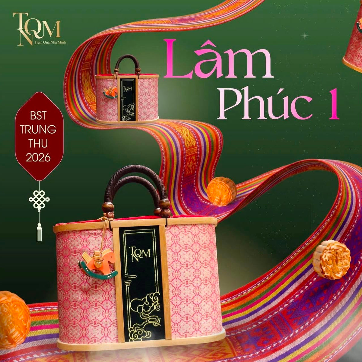 Lâm Phúc 1 - Hộp quà Trung Thu thanh nhã, nâng niu nghệ thuật sống